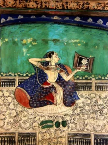 Bundi style of painting.