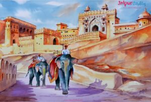 Amer Jaipur style of painting